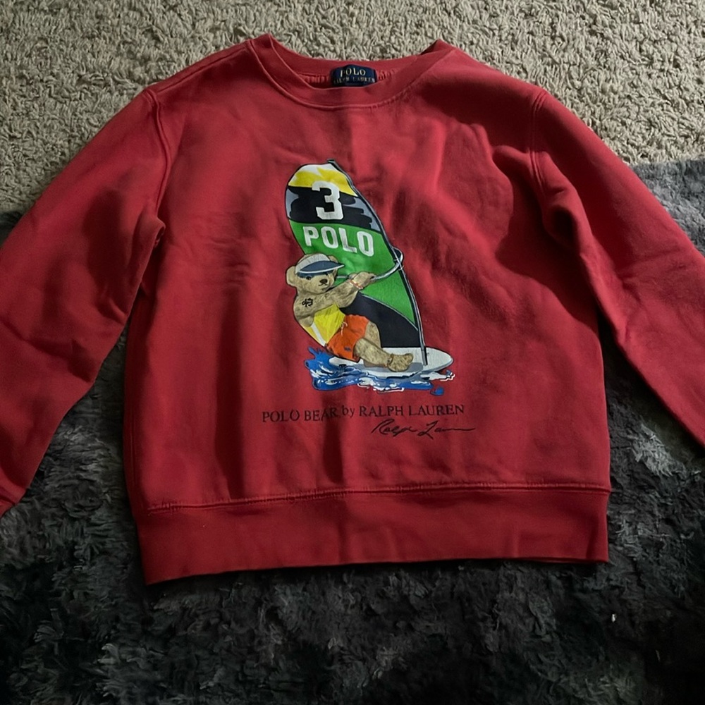Polo bear crew neck